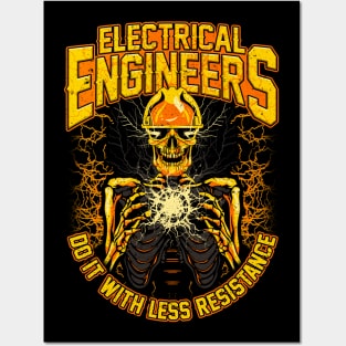 Electrical Engineers Do It With Less Resistance Posters and Art